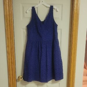 Robbie Bee Lace Navy Dress